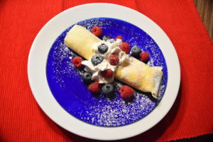 Red, White and Blue Crepes