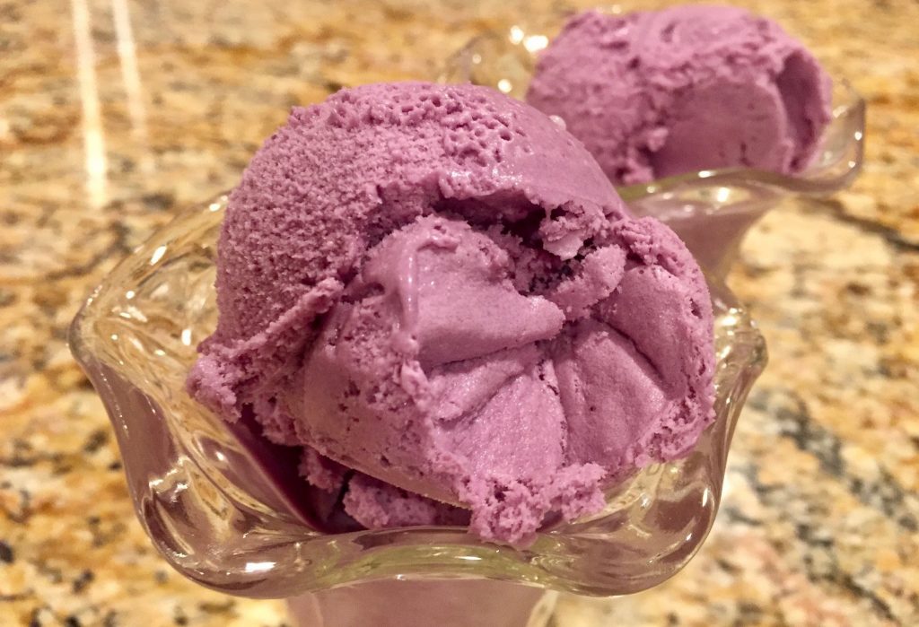 The BEST Huckleberry Ice Cream