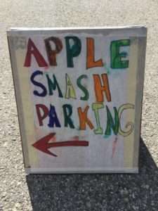 "OLD" Apple Smash Sign