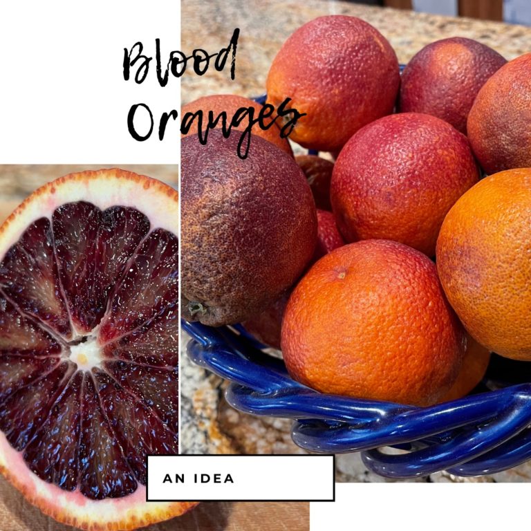 Read more about the article BLOOD ORANGES an idea