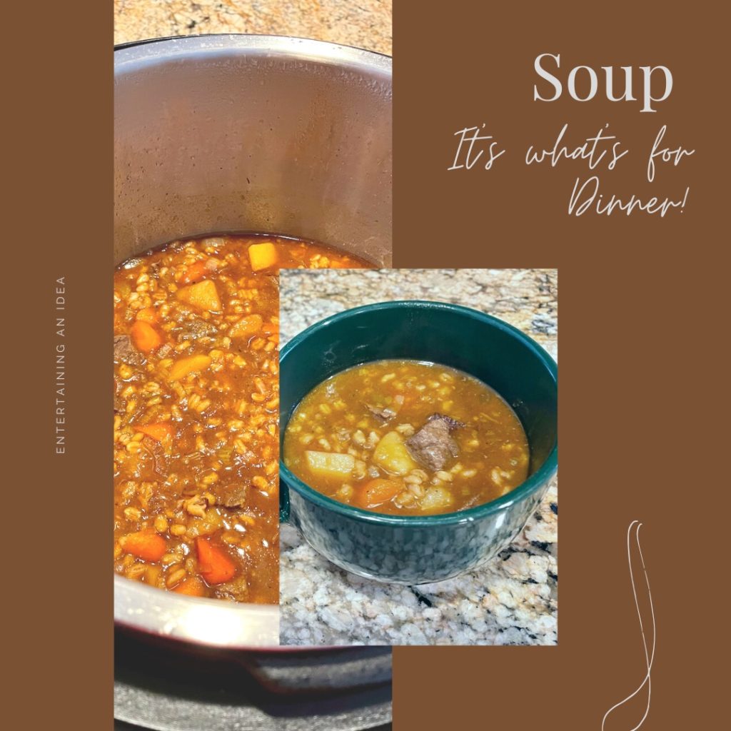 Instant Pot Beef and Barley Soup Recipe