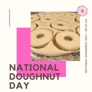 June 7, 2024 is National Doughnut Day!