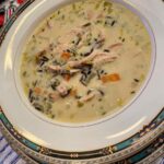 Warm, delicious and satisfying Chicken and Wild Rice soup