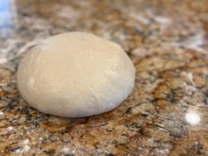 Sourdough bread -- ready for the final raise