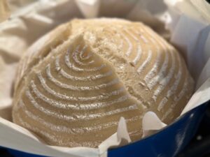 Sourdough bread - 20 minutes in the oven with the lid on